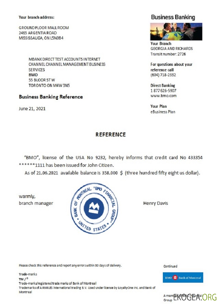 USA , BMO , référence template